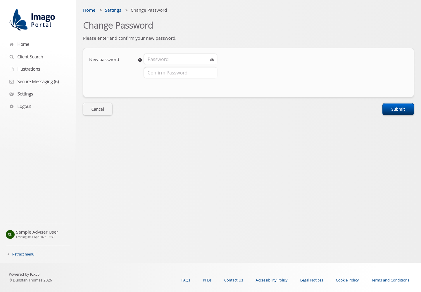 Common > 11 Change Password Step 2